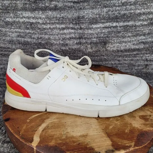 On Cloud On The Roger White Red Gold Mens Shoes Sneakers Size‎ 13