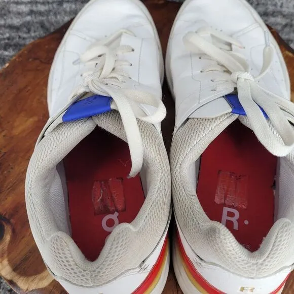 On Cloud On The Roger White Red Gold Mens Shoes Sneakers Size‎ 13