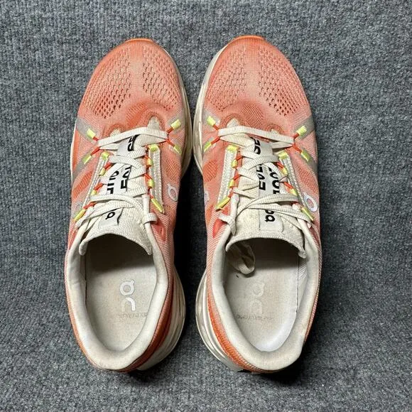 On Cloudeclipse 3MD30090914 Sneakers Mens US 9 Orange Low Top Running Shoes