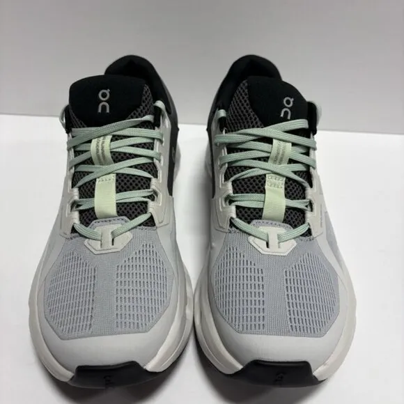 On Men’s Cloudrunner 2, Glacier/Sage Running Shoes, Size 8.5 M