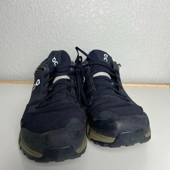 On Running Cloudwander Waterproof Navy Blue Trail Shoes Men's Size 11