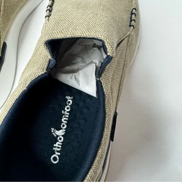 orthocomfoot men slip on shoes size 42