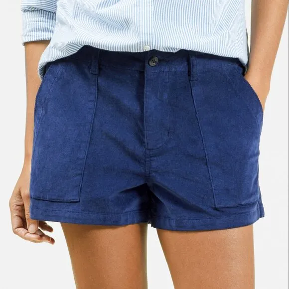 Outerknown Seventyseven Stretch Cord Shorts Dark Navy