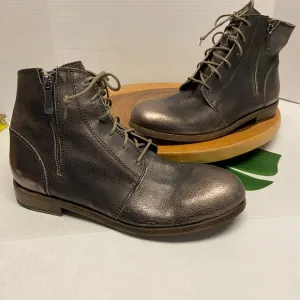 OXS Distressed Leather Military Combat Boots