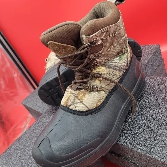 Ozark Trail Shoes Men 7 Thinsulate Insulated Hunting Winter Boots Camo