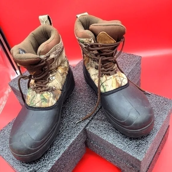 Ozark Trail Shoes Men 7 Thinsulate Insulated Hunting Winter Boots Camo
