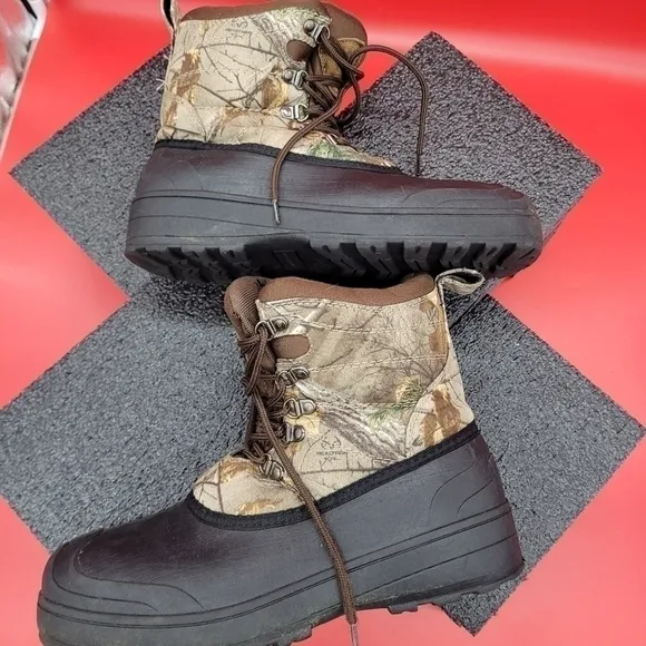Ozark Trail Shoes Men 7 Thinsulate Insulated Hunting Winter Boots Camo