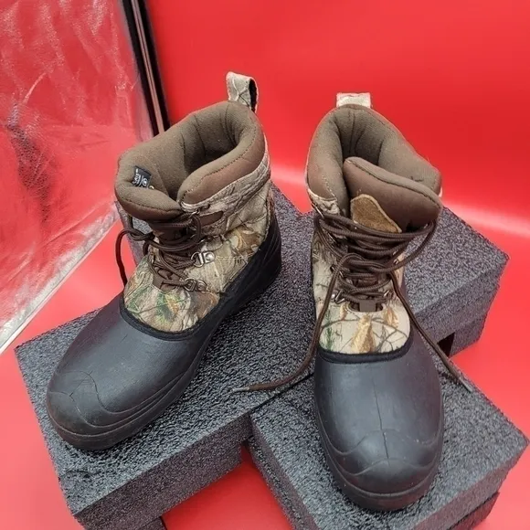 Ozark Trail Shoes Men 7 Thinsulate Insulated Hunting Winter Boots Camo