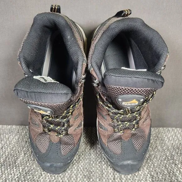 Pacific Mountain Blackburn Mid Men's Size 10 Brown Suede Waterproof Hiking Boots