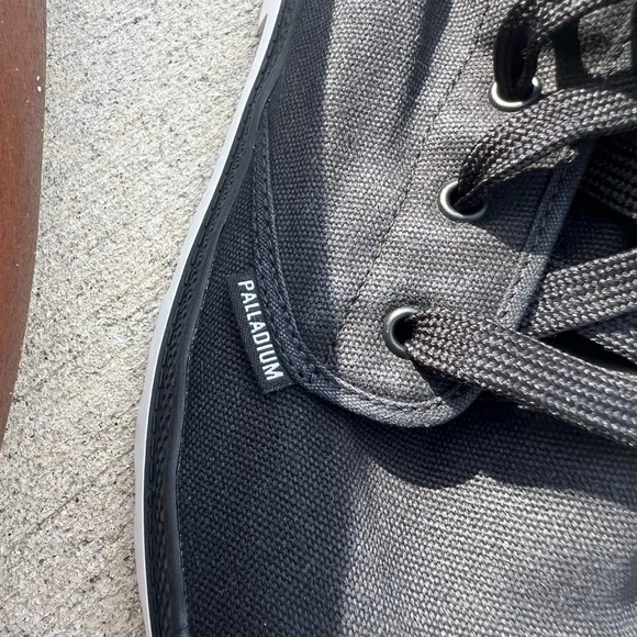 Palladium Black Athletic High-Top Shoes