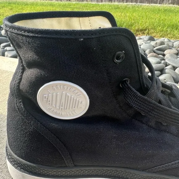 Palladium Black Athletic High-Top Shoes