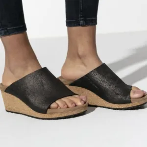 Papillio Womens Namica Comfort Leather Wedge Sandals shoes sz 40/9 Narrow