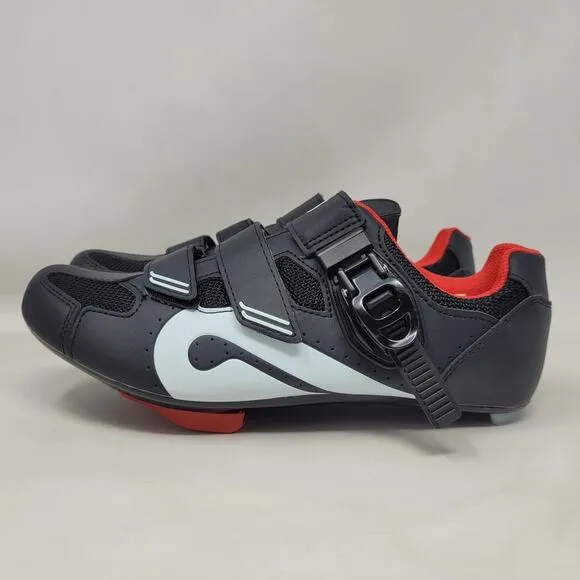 Peloton Cycling Shoes Mens EU40 US7 Black Red Performance NEW
