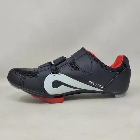 Peloton Cycling Shoes Mens EU40 US7 Black Red Performance NEW