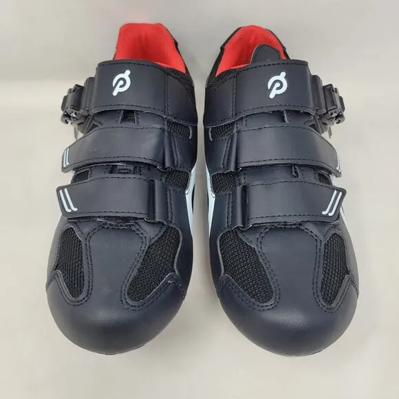 Peloton Cycling Shoes Mens EU40 US7 Black Red Performance NEW