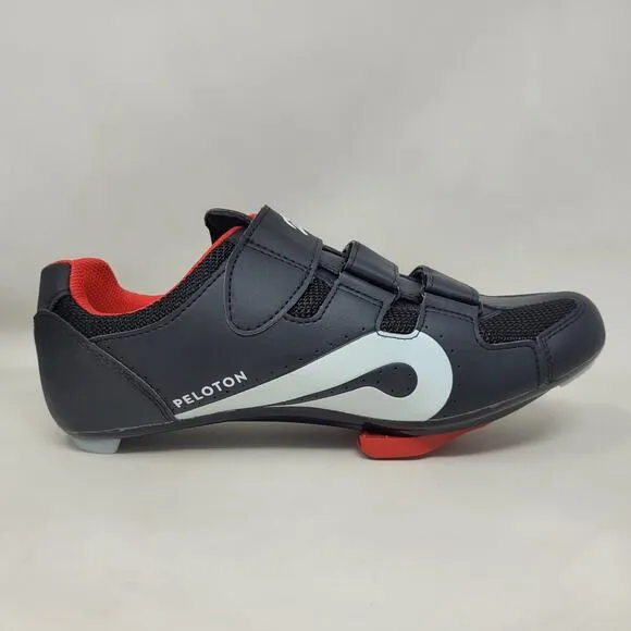 Peloton Cycling Shoes Mens EU40 US7 Black Red Performance NEW