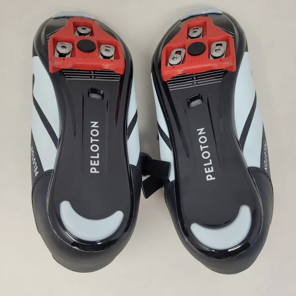 Peloton Cycling Shoes Mens EU40 US7 Black Red Performance NEW