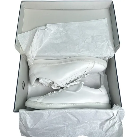 Peter Millar Vantage Lite Sneakers White Mens 9 Golf Casual Shoes New In Box