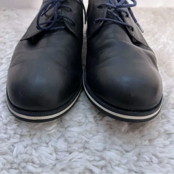 PIKOLINOS MENS OXFORD LEATHER SHOES Size 42 US 9 Black CASUAL LACE UP Comfort