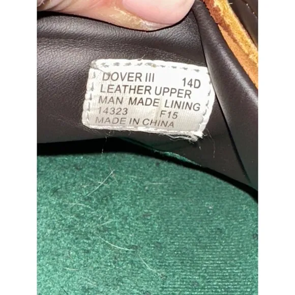 Polo Dover III Mens 14D Leather Upper Duck Shoes Brown &amp; Black Rubber Sole
