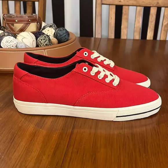 Polo Ralph Lauren CP93 Regatta Summer 92 boat canvas shoes sneakers new red Mens