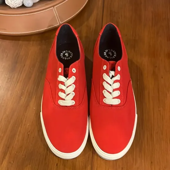 Polo Ralph Lauren CP93 Regatta Summer 92 boat canvas shoes sneakers new red Mens
