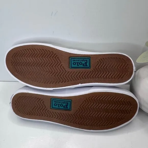 Polo Ralph Lauren Keaton Pony Low-Top Canvas Casual Sneaker Blue Men's 11 D NWB