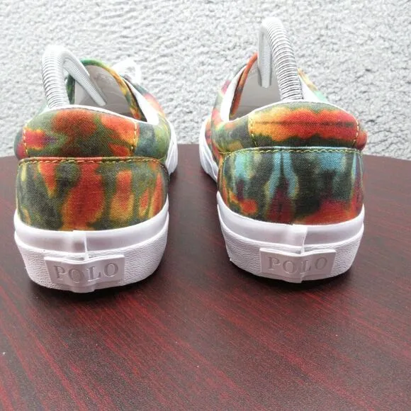 Polo Ralph Lauren Keaton‎ Pony Tie Dye Sneaker Shoes Mens 9.5 Colorful