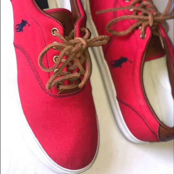 Polo Ralph Lauren men’s canvas shoes