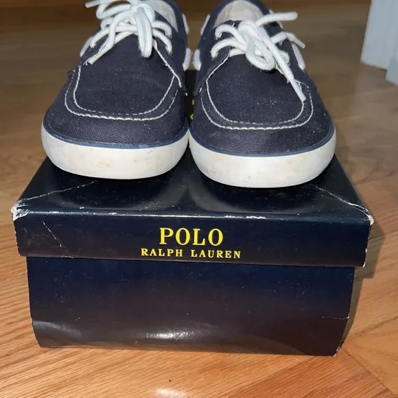 Polo RL Canvas Boat Shoes