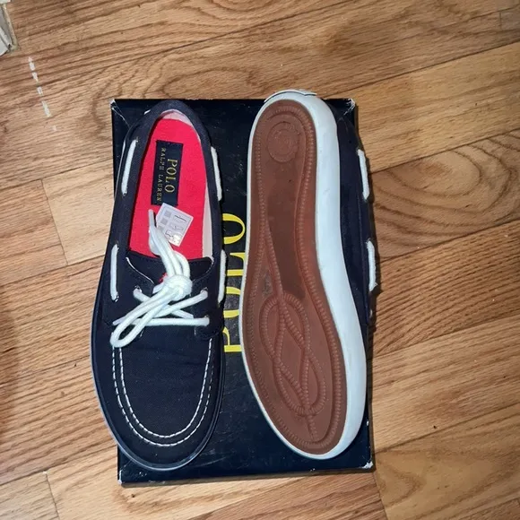 Polo RL Canvas Boat Shoes