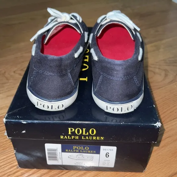 Polo RL Canvas Boat Shoes