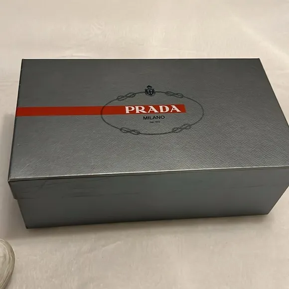 Prada Black Patent Canvas Sneakers 36.5