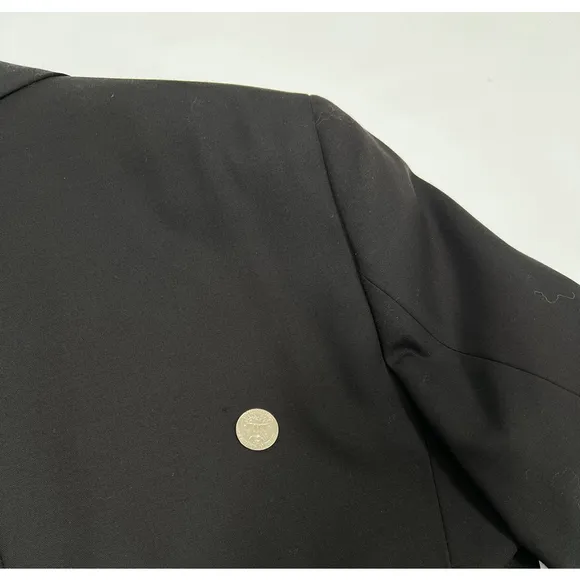 Pronto Uomo Tuxedo Suit Pant Set Size 42 Short 36 Waist Black 100% Wool