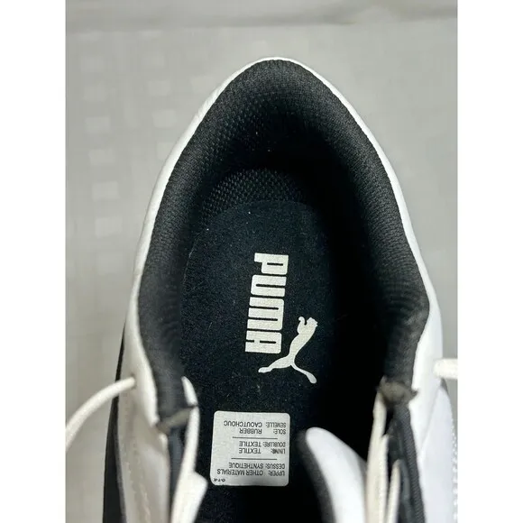 Puma Ferrari Kart Cat III Sneakers Driving Shoes White Black 306219-03 10.5 Mens