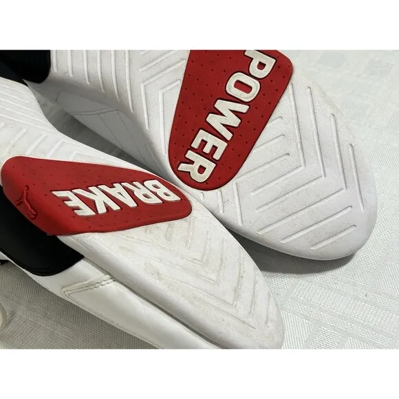 Puma Ferrari Kart Cat III Sneakers Driving Shoes White Black 306219-03 10.5 Mens