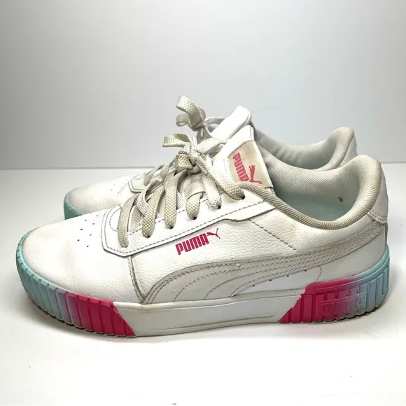 PUMA Sneakers Women’s Size 8.5 Carina 2.0 Pink &amp; Blue Fade
