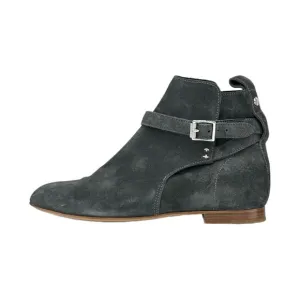 Rag &amp; bone Asphalt Gray NOLAN Suede Bootie