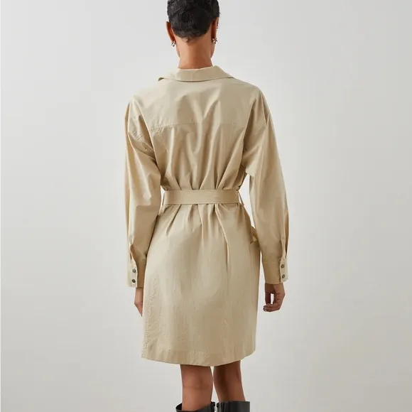 Rails S Noor Trench Coat Dress in Tidal Foam