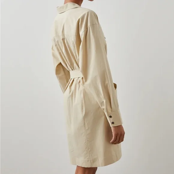Rails S Noor Trench Coat Dress in Tidal Foam