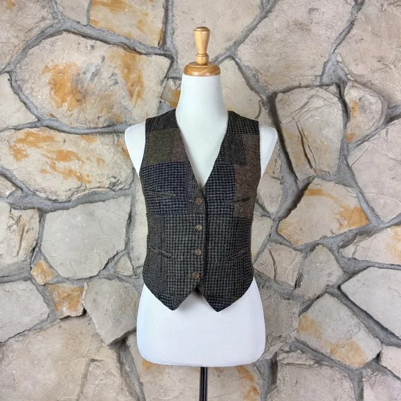 Ralph Lauren RRL Fall 2022 Wool Patcheork Holben Walnut | 2, S