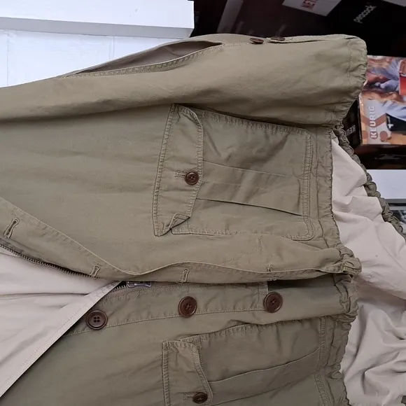 Ralph Lauren Rugby Military Cape/Poncho szXS. 100% Cotton EUC