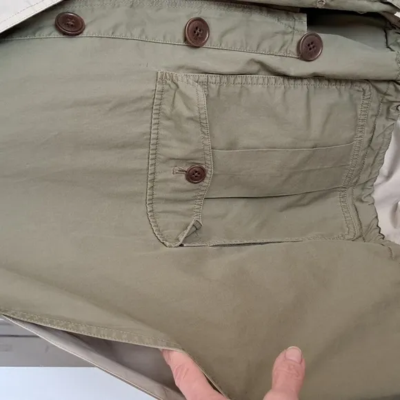 Ralph Lauren Rugby Military Cape/Poncho szXS. 100% Cotton EUC