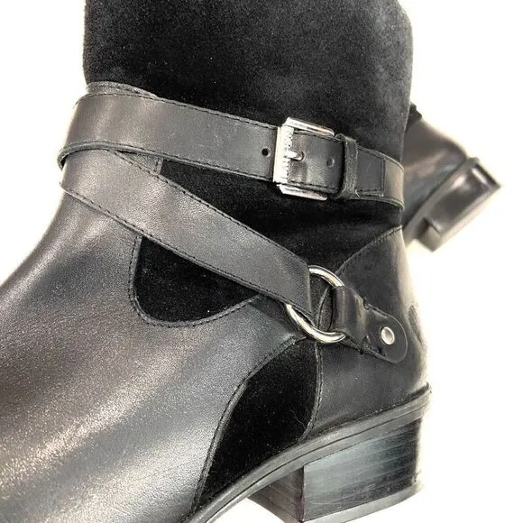 RALPH LAUREN Short Biker Boots