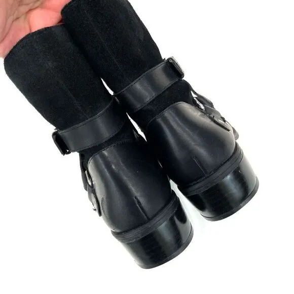 RALPH LAUREN Short Biker Boots