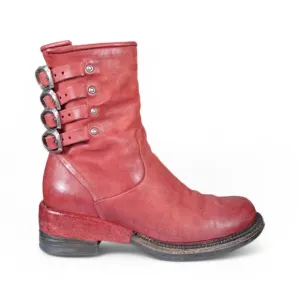 ✨rare✨ A.S.98 Spero Red buckle boots