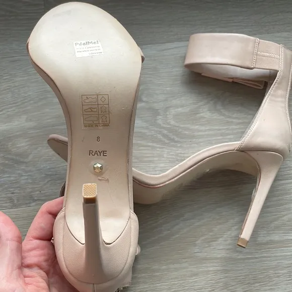 RAYE Henley Heel Shoes in Nude size 8