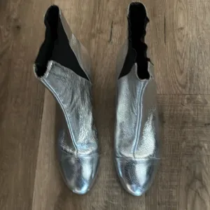 Rebecca Minkhoff Silver Leather Boots