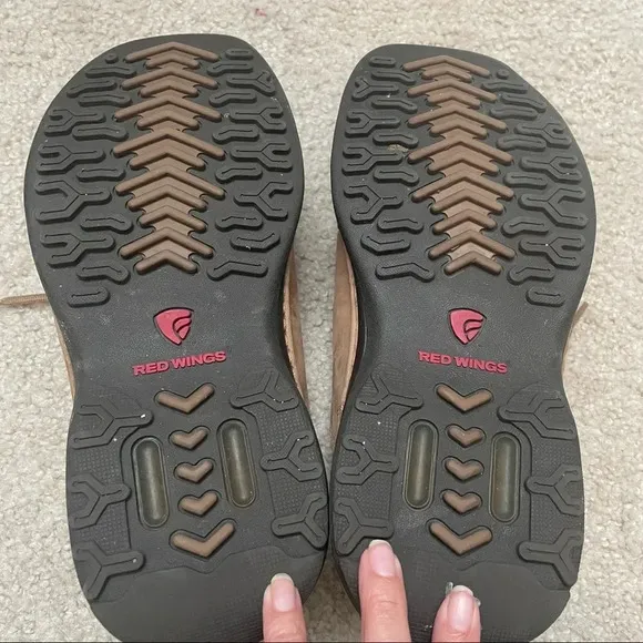 Red Wing Brown Leather Oxford Shoes