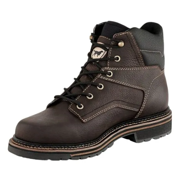 Red Wing Irish Setter Kittson 6&quot; Leather Safety Steel Toe Work Boot Men's 9 NEW